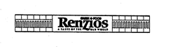 RENZIOS GREEK FOOD A TASTE OF THE OLD WORLD trademark