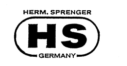 HS HERM. SPRENGER GERMANY trademark