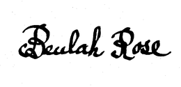 BEULAH ROSE trademark