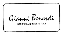 GIANNI BENARDI trademark