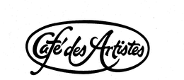CAFE' DES ARTISTES trademark