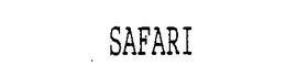 SAFARI trademark