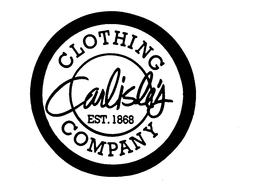 CARLISLE'S CLOTHING COMPANY EST. 1868 trademark
