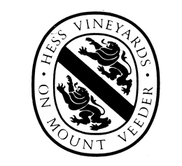 HESS VINEYARDS ON MOUNT VEEDER trademark