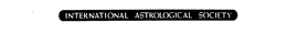 INTERNATIONAL ASTROLOGICAL SOCIETY trademark