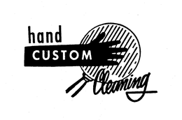 HAND CUSTOM CLEANING trademark