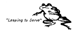 LEAPING TO SERVE trademark