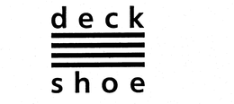 DECK SHOE trademark