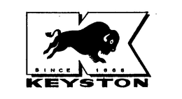 K SINCE 1868 KEYSTON trademark