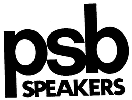 PSB SPEAKERS trademark