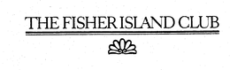 THE FISHER ISLAND CLUB trademark