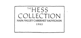 THE HESS COLLECTION NAPA VALLEY CABERNETSAUVIGNON 1983 trademark