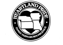 HEARTLAND PRIDE FAMILY FARM GROWN PRODUCE trademark