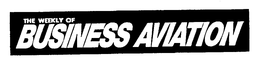 THE WEEKLY OF BUSINESS AVIATION trademark