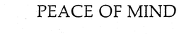 PEACE OF MIND trademark