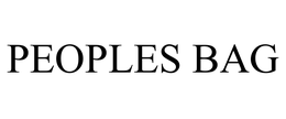 PEOPLES BAG trademark