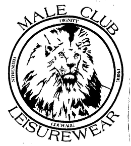 MALE CLUB LEISUREWEAR trademark