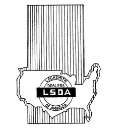 LSDA LOCKSMITH DEALERS OF AMERICA trademark
