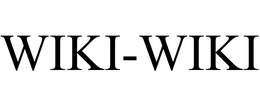 WIKI-WIKI trademark