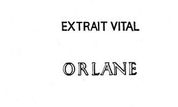 EXTRAIT VITAL ORLANE trademark