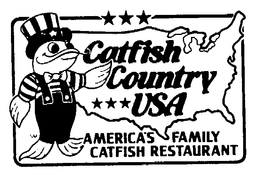 CATFISH COUNTRY USA AMERICA'S FAMILY CATFISH RESTAURANT trademark
