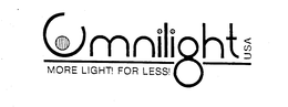 OMNILIGHT USA MORE LIGHT! FOR LESS! trademark