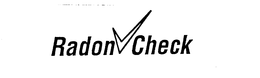 RADON CHECK trademark
