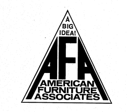 A BIG IDEA! AFA-AMERICAN FURNITURE ASSOCIATES trademark