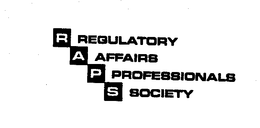 RAPS REGULATORY AFFAIRS PROFESSIONALS SOCIETY trademark