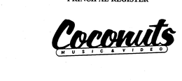 COCONUTS MUSIC & VIDEO trademark