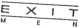 EXIT MEN trademark