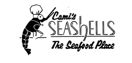CAMI'S SEASHELLS THE SEAFOOD PLACE trademark