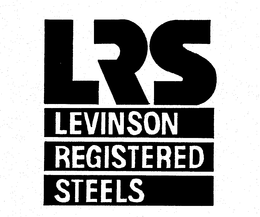 LRS LEVINSON REGISTERED STEELS trademark