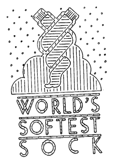 WORLD'S SOFTEST SOCK trademark