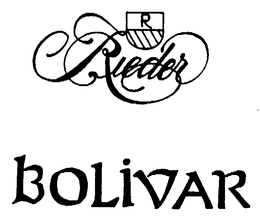 R RIEDER BOLIVAR trademark