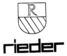 R RIEDER trademark