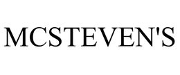 MCSTEVEN'S trademark