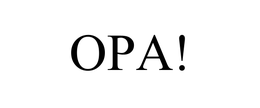 OPA! trademark