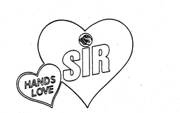 HANDS LOVE SIR trademark