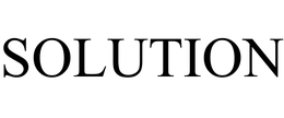 SOLUTION trademark