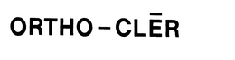 ORTHO-CLER trademark