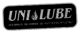 UNI-LUBE TEN MINUTE OIL CHANGE WE KEEP YOUR CAR GOING trademark