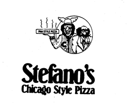 PAN STYLE PIZZA STEFANO'S CHICAGO STYLEPIZZA trademark