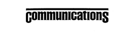 COMMUNICATIONS trademark