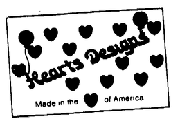 HEART'S DESIGNS trademark