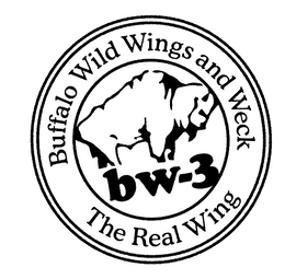 BW-3 BUFFALO WILD WINGS AND WECK THE REAL WING trademark