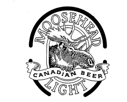 MOOSEHEAD LIGHT CANADIAN BEER trademark