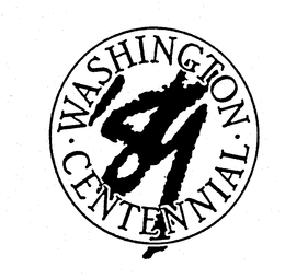 WASHINGTON CENTENNIAL '89 trademark