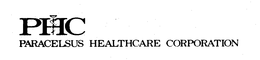 PHC PARACELSUS HEALTHCARE CORPORATION trademark