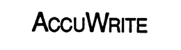 ACCUWRITE trademark